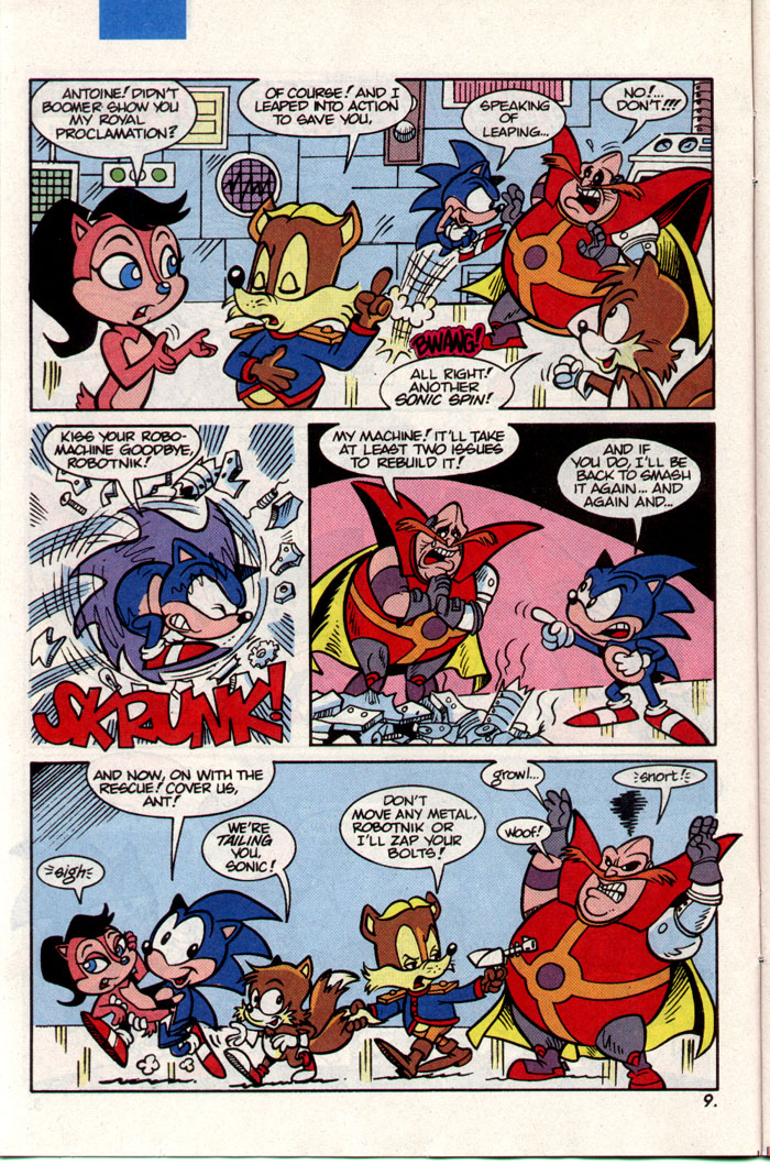 Sonic - Archie Adventure Series March 1993 Page 9